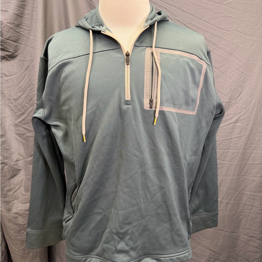 Cabela's Men's Sage Green Qtr Zip-Up hoodie